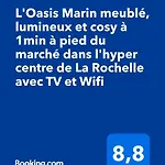 L'oasis Marin Lumineux Et Cosy A Deux Pas Du Vieux Marche Dans L'hyper Centre De Avec Tv Et Wifi La Rochelle (Charente-Maritime)
