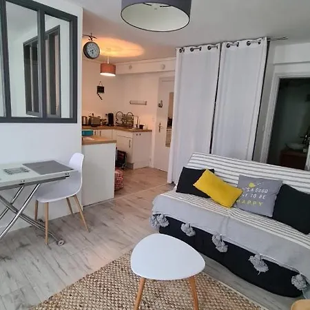 Apartment L'oasis Marin Meuble, Lumineux Et Cosy A 1min A Pied Du Marche Dans L'hyper Centre De La Rochelle Avec Tv Et Wifi